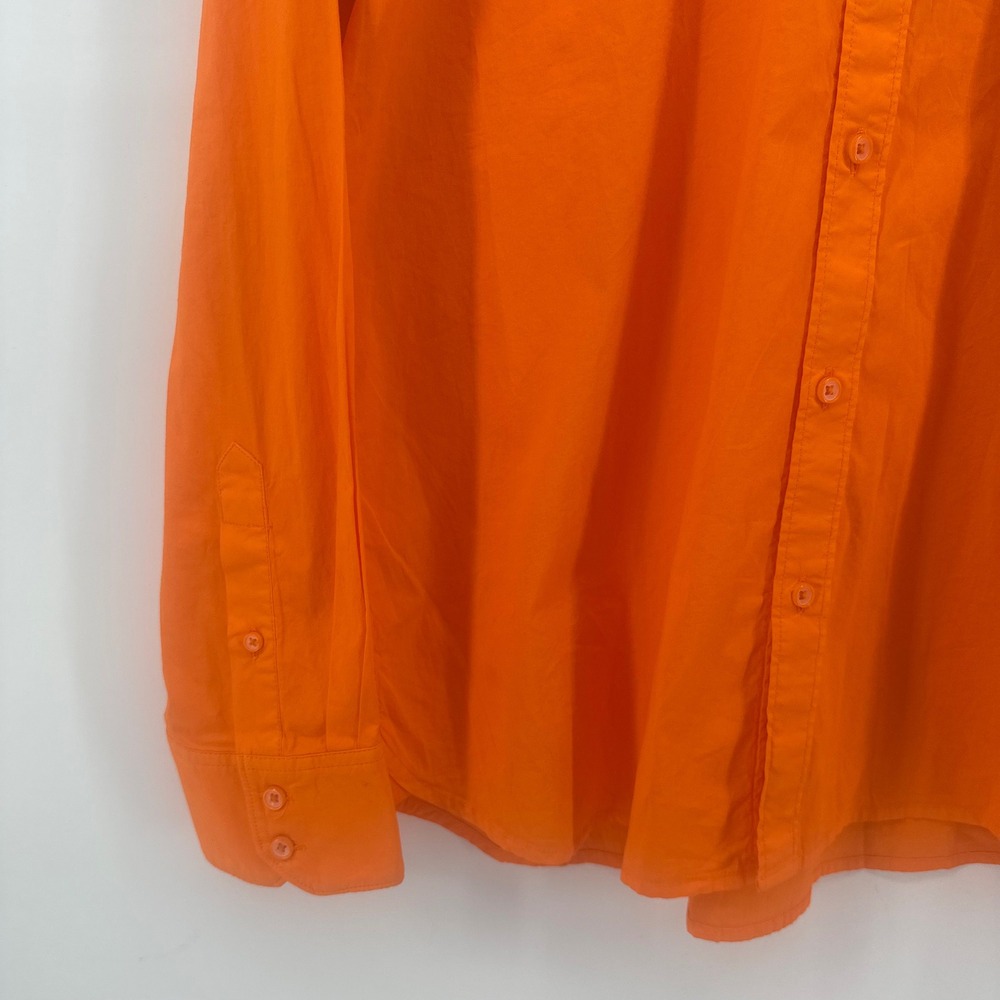 Robert Graham Seaworthy Button Down Shirt Mens XL Orange Classic Fit RS221051CF - Picture 10 of 16